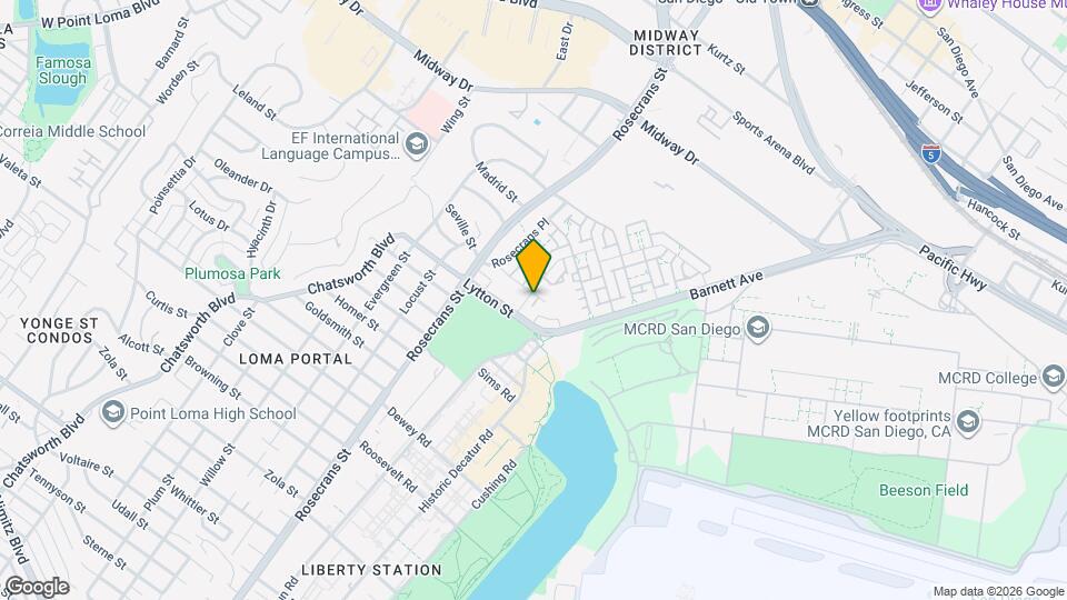 2745 Cadiz St Map and Location Details