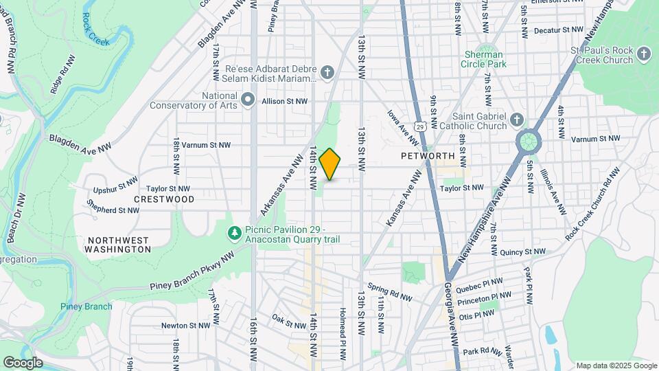 1353 Taylor St NW Map and Location Details