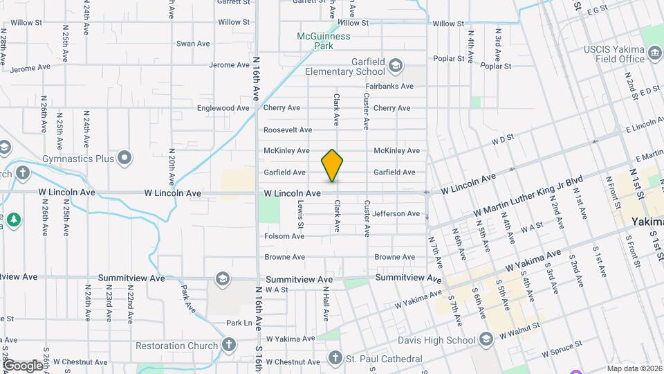 1403 W Lincoln Ave Map and Location Details