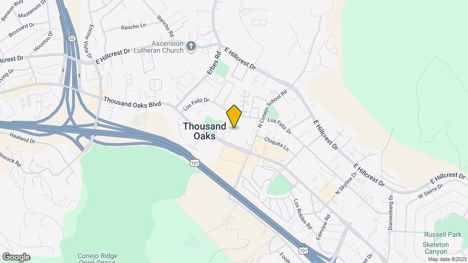 2148 Los Feliz Dr Map and Location Details