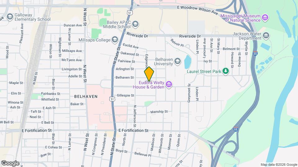 910 Pinehurst Pl Map and Location Details