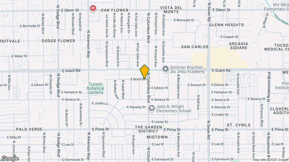 4256 E North St Map and Location Details