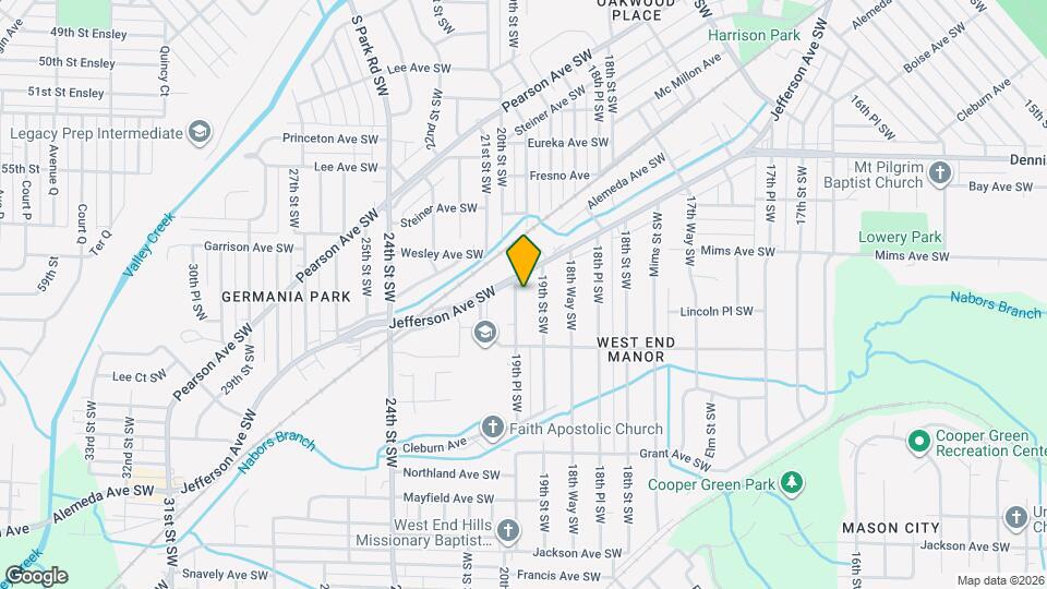 1209 19th Pl SW Map and Location Details