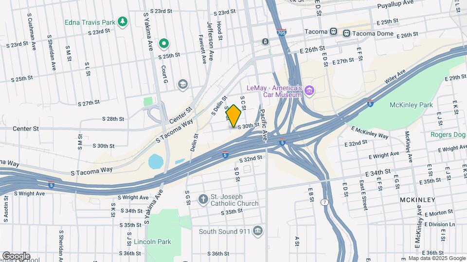 3001 S D St Map and Location Details