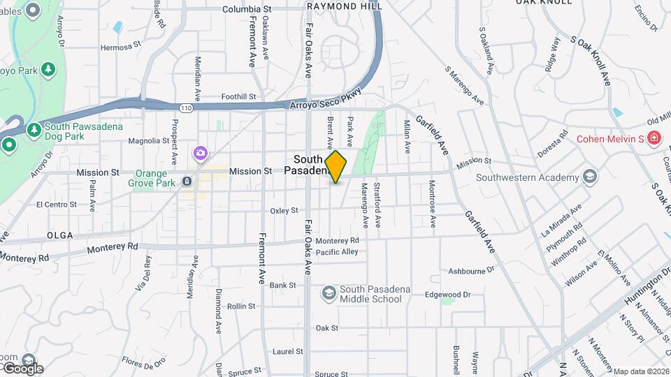 1016 Brent Ave Map and Location Details