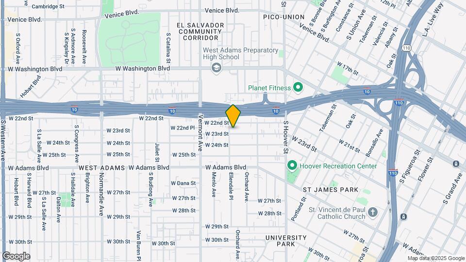 1383 W 23rd St Map and Location Details