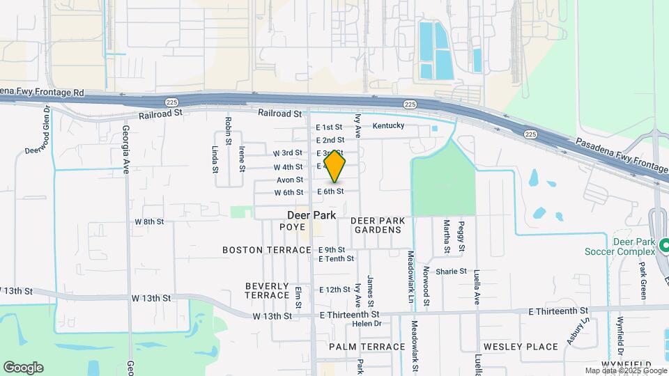 129 E 6th St Map and Location Details