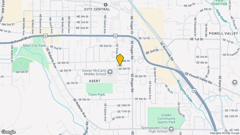 480 SE Vista Ave Map and Location Details