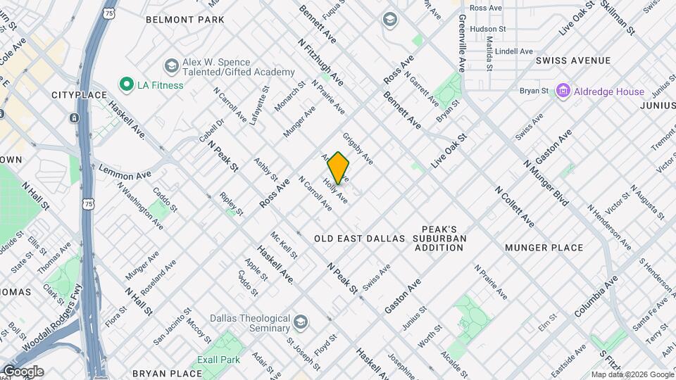 1506 Holly Ave Map and Location Details