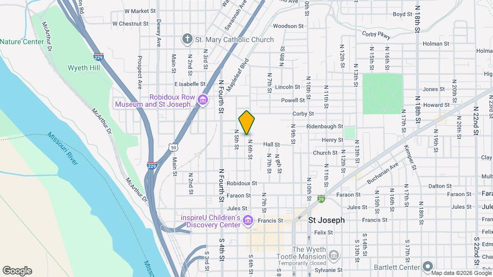 810-812 N 6th St Map and Location Details