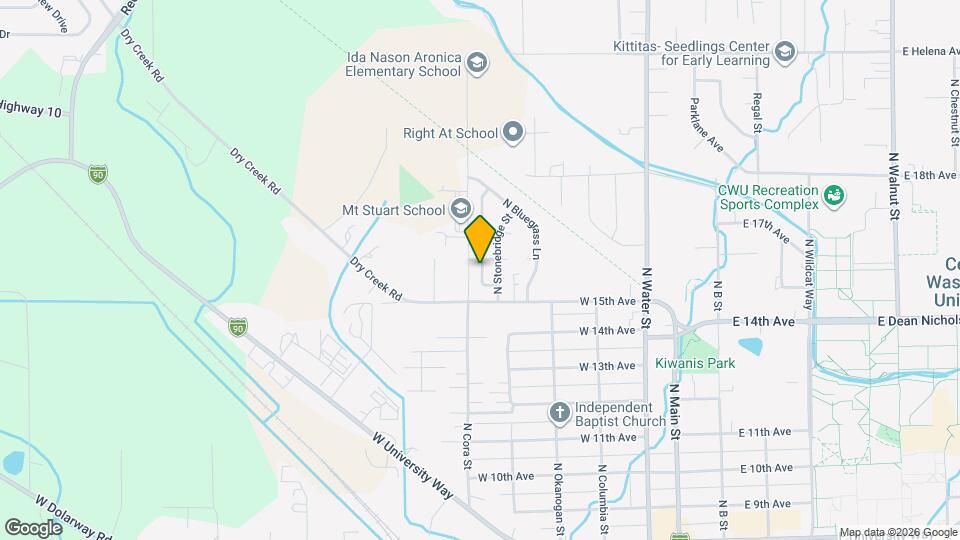 608 W 16th Ave Map and Location Details