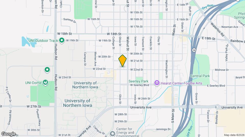 2126 Olive St Mapa y Detalles de la Ubicación