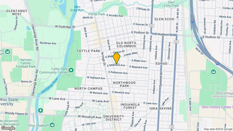 73 E Maynard Ave Mapa y Detalles de la Ubicación