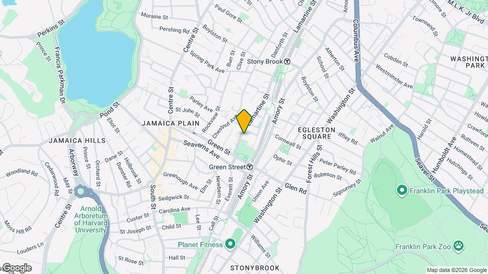 304 Lamartine St, Unit 3 Map and Location Details