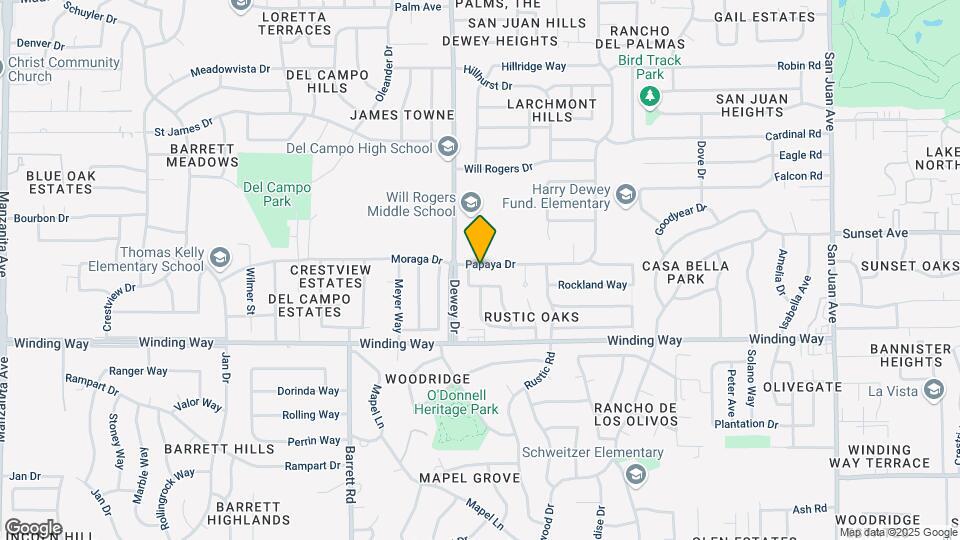4714 Papaya Dr Map and Location Details