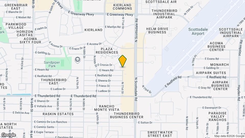 14201 N 70th Way, Unit ID1035268P Mapa y Detalles de la Ubicación