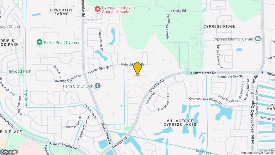 15151 Winthrop Manor Way Map and Location Details