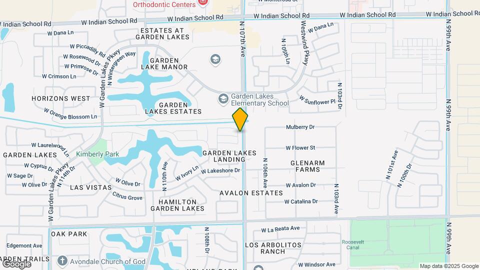 3603 N 107th Dr Map and Location Details