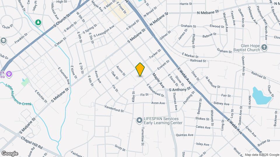 721 E Morehead St Map and Location Details