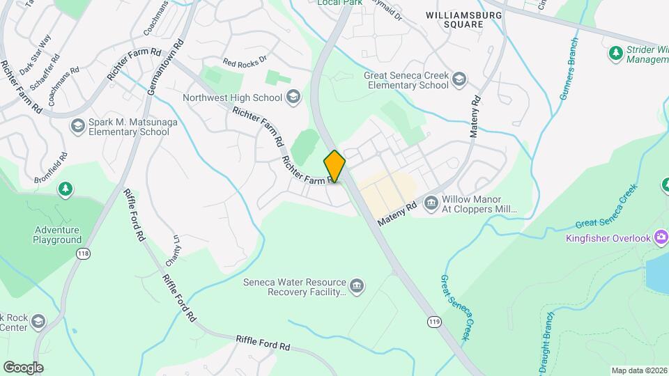 13306 Kilmarnock Way, Unit A Mapa y Detalles de la Ubicación