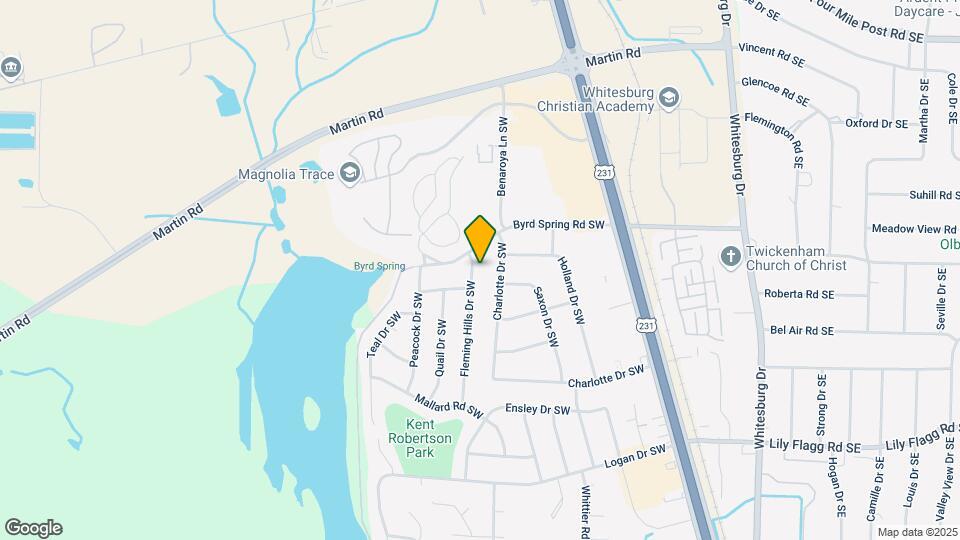 7605 Fleming Hills Dr SW Map and Location Details