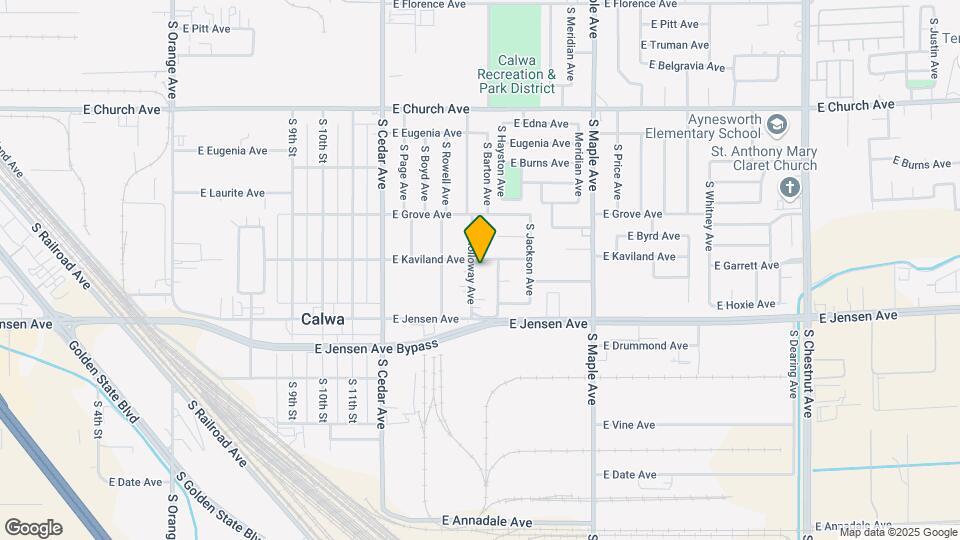 2553 S Holloway Ave Map and Location Details