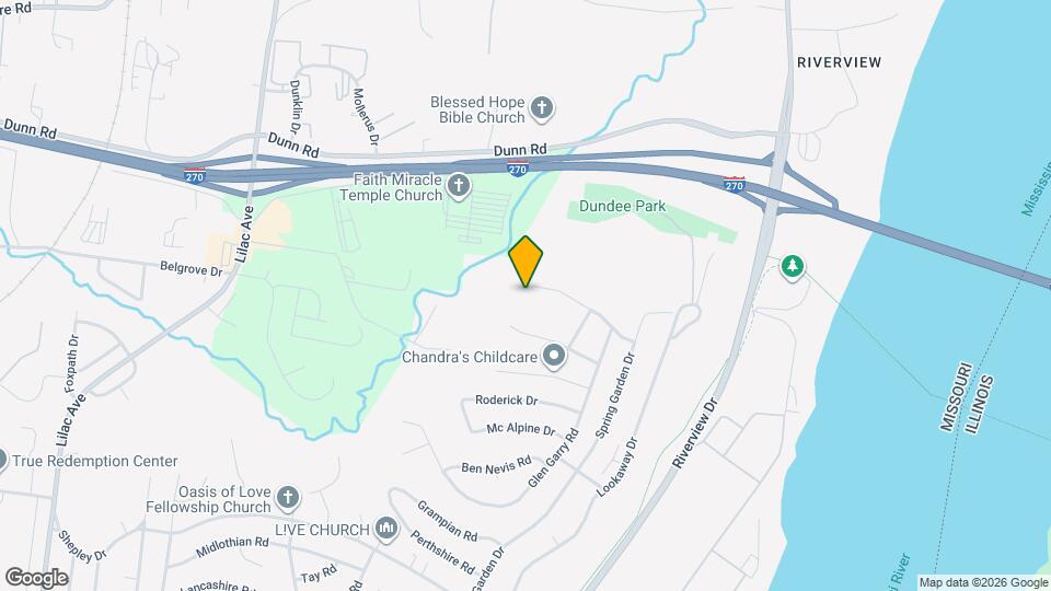 252 Dundee Cir Map and Location Details