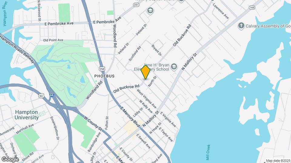 704 Old Buckroe Rd Map and Location Details