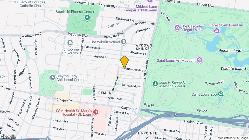 6328 Northwood Ave Map and Location Details