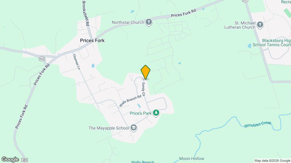 1442 Sandy Cir Map and Location Details