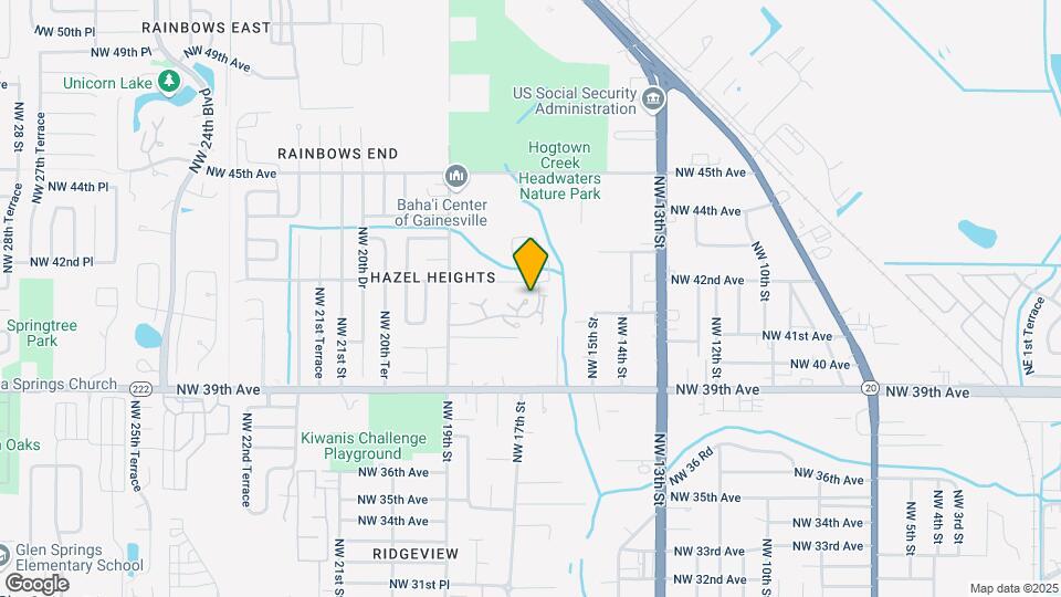 4135 NW 16th Dr Map and Location Details