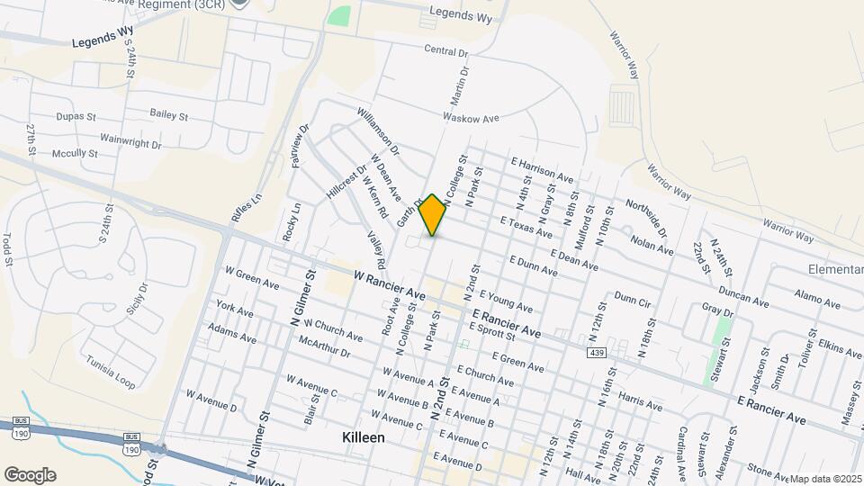 1115 N College St Map and Location Details