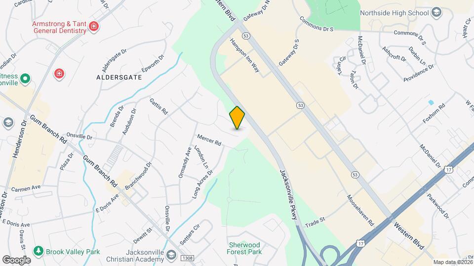 415 Sitton Pl Map and Location Details