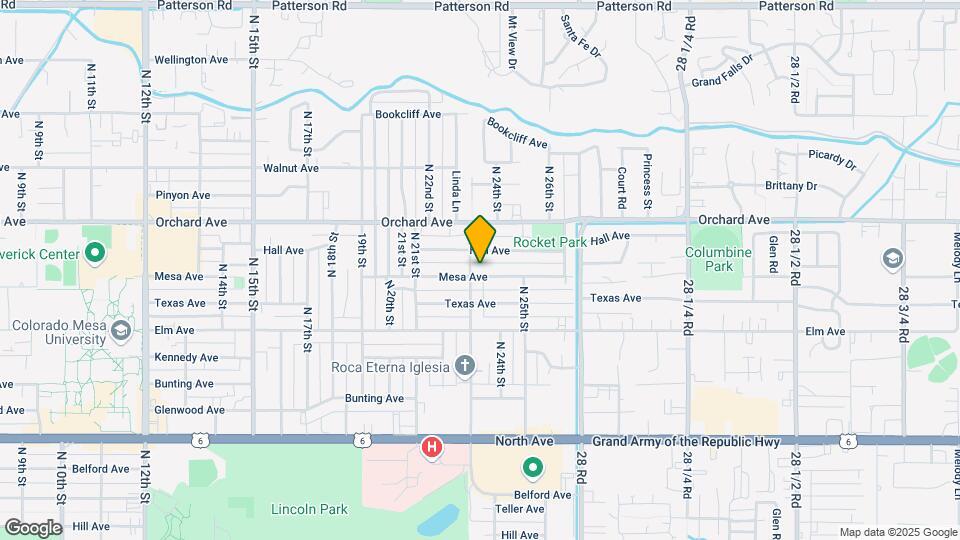 2312 Mesa Ave Map and Location Details