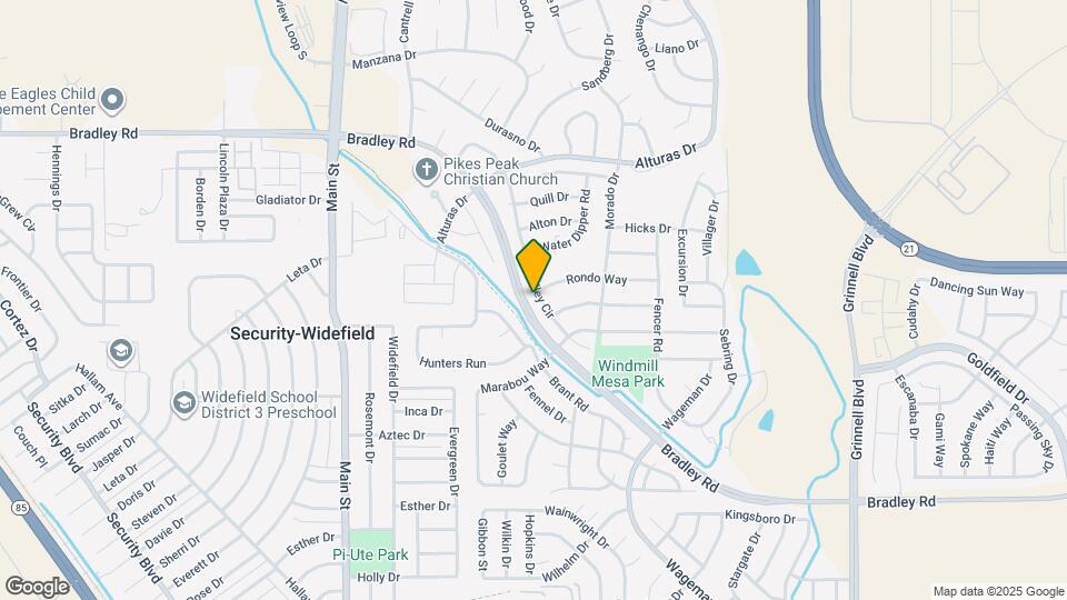 5322 Bradley Cir Map and Location Details