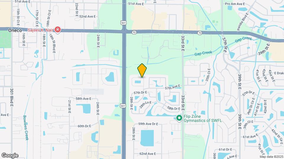 5610 29th St Cir E Map and Location Details