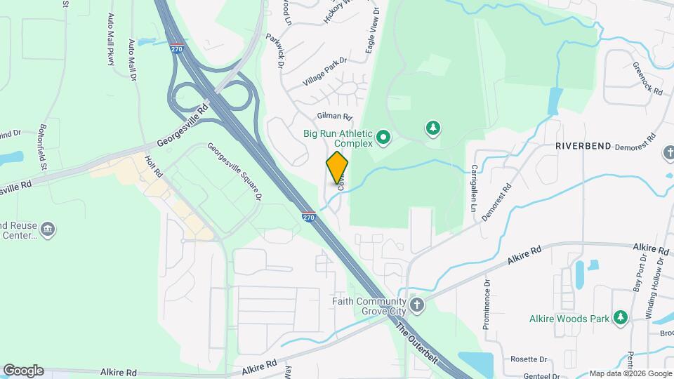 1599 Covina Dr Map and Location Details