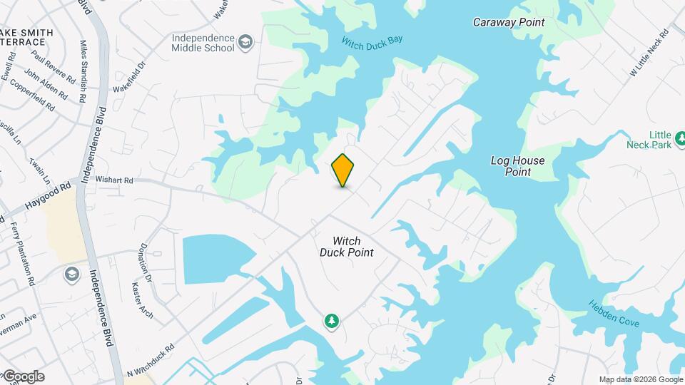 4192 N Witchduck Rd Mapa y Detalles de la Ubicación