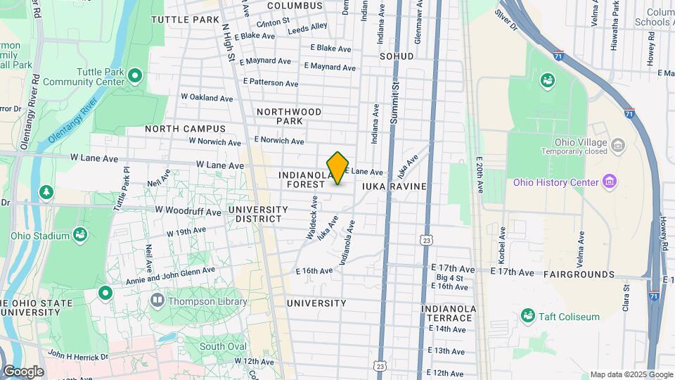 184 Frambes Ave Mapa y Detalles de la Ubicación