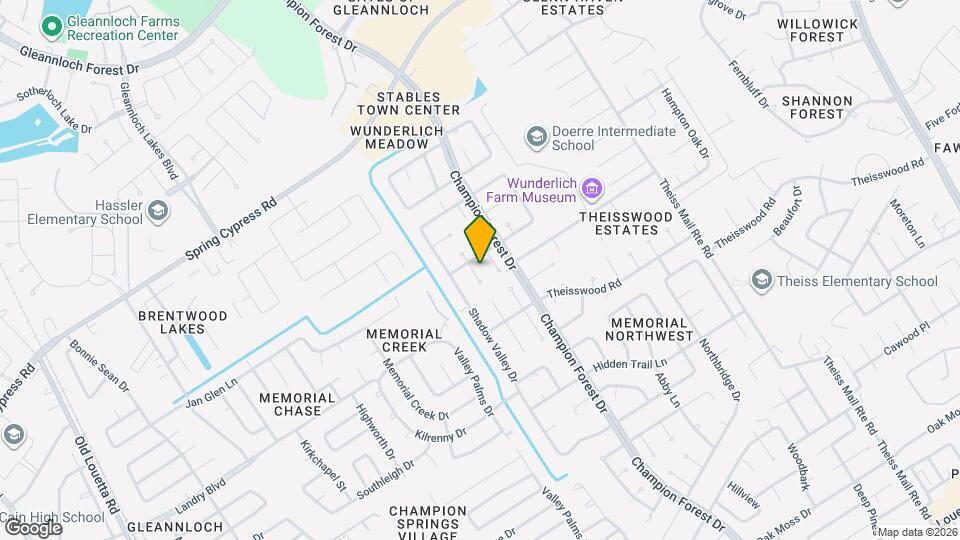 18014 Vintage Wood Ln Map and Location Details