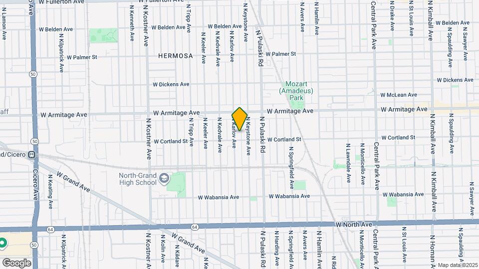 1915 N Karlov Ave, Unit #2 Map and Location Details