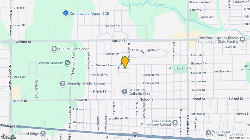 2511 Ashland Ave Map and Location Details