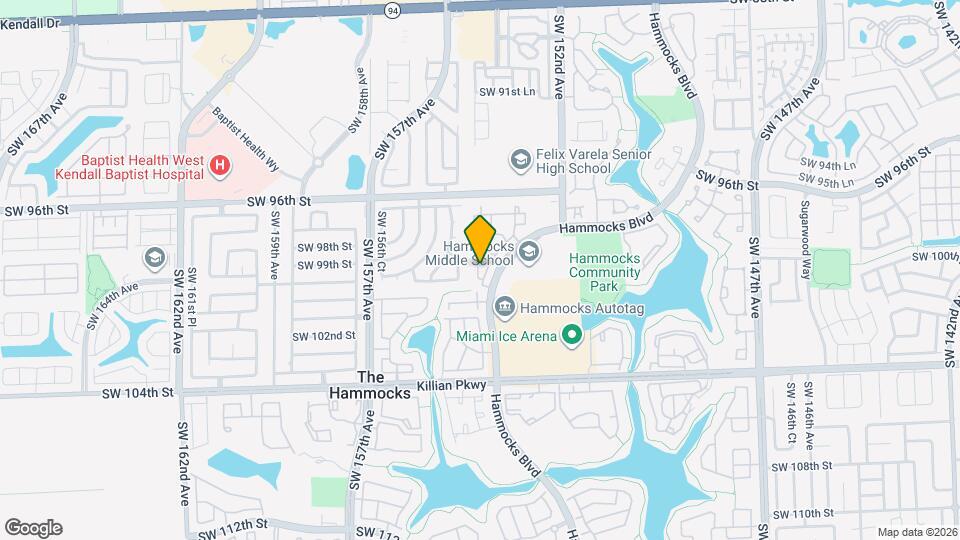 9894 Hammocks Blvd Map and Location Details