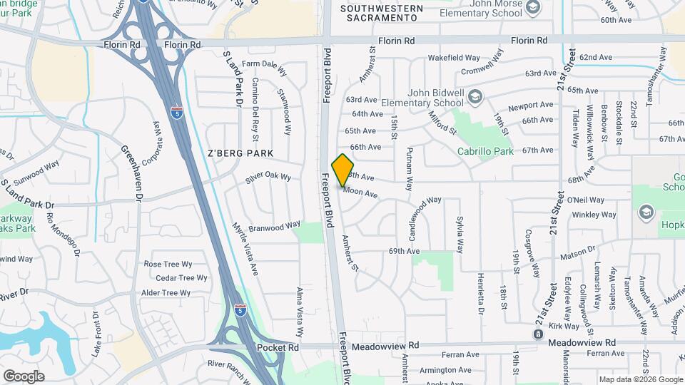 7417 Amherst St Map and Location Details