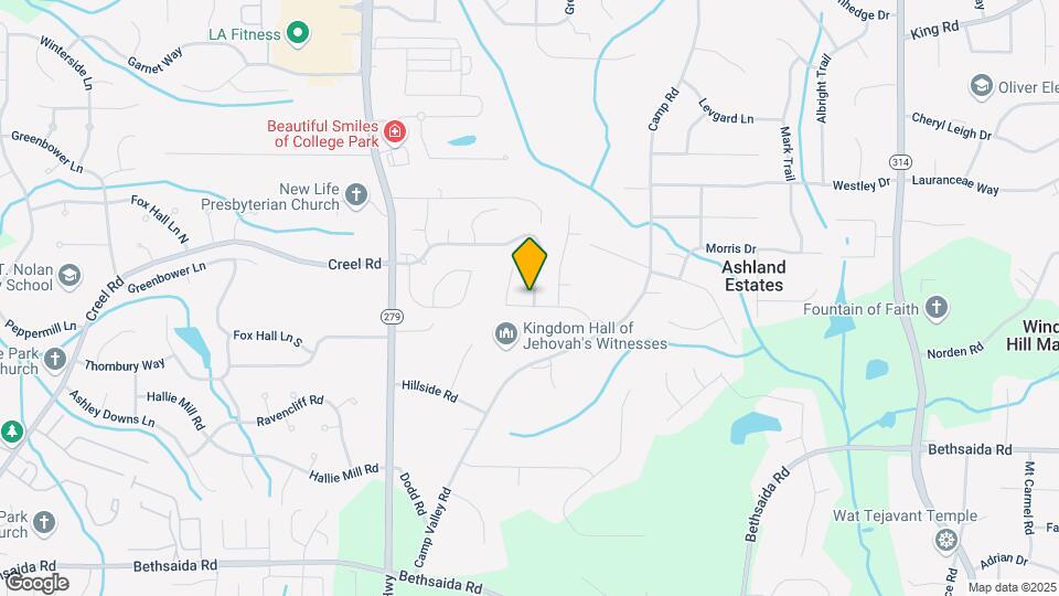 2208 Creel Rd Map and Location Details