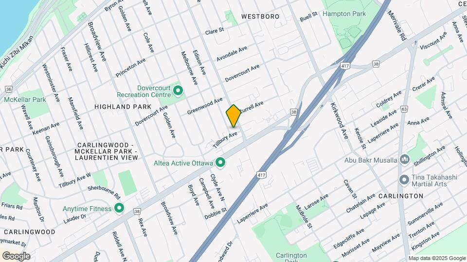 347 Tillbury Ave Map and Location Details