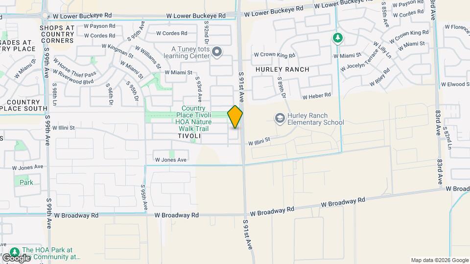 3624 S 91st Dr Map and Location Details