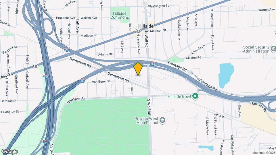 70 N Laverne Ave Map and Location Details