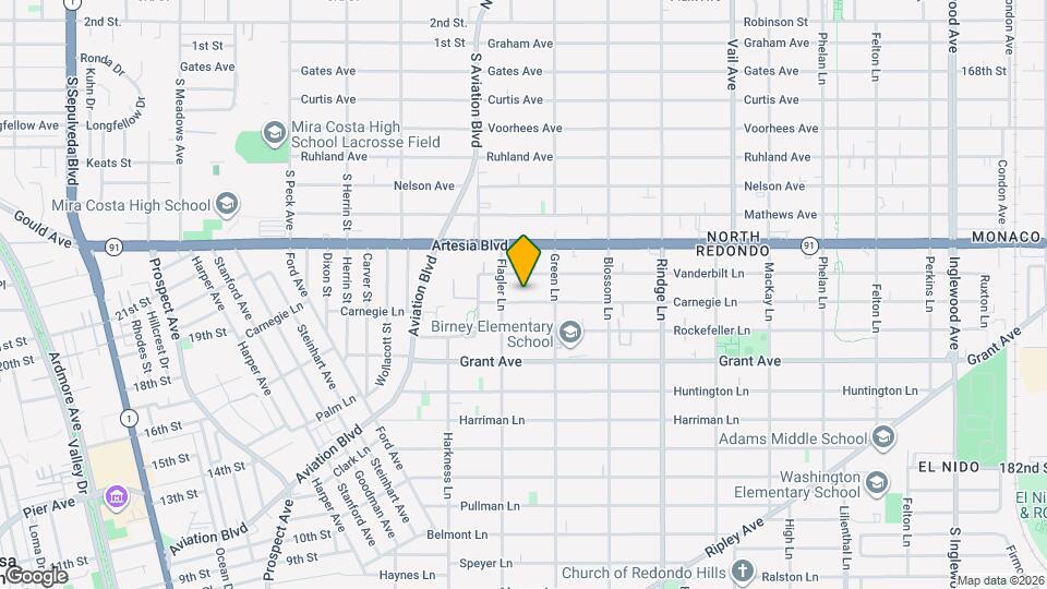 1909 Carnegie Ln, Unit #3 Map and Location Details