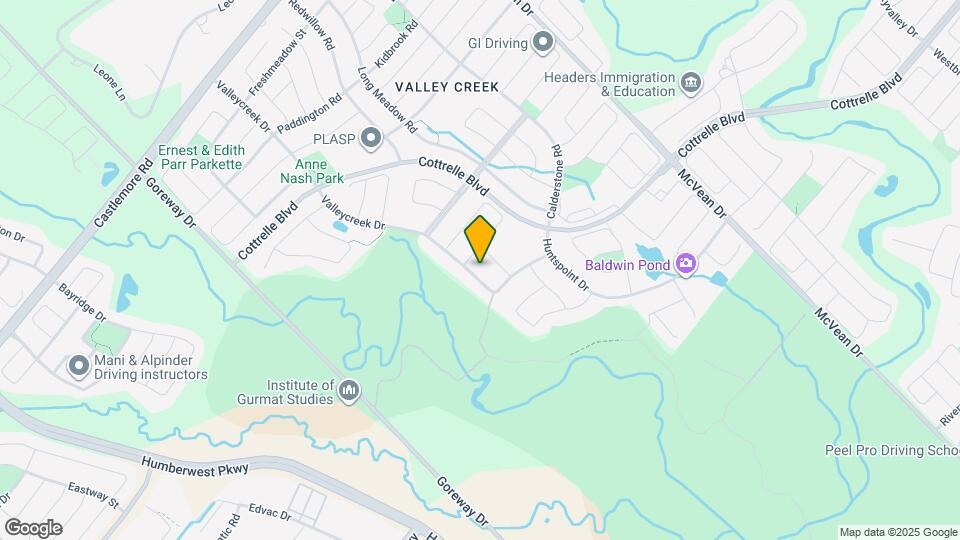 95 Valleycreek Dr Map and Location Details